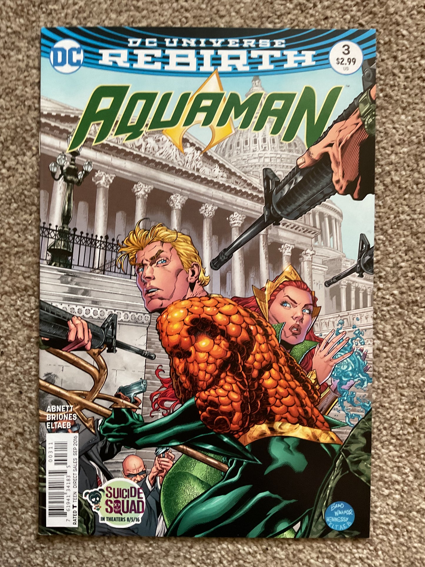 Aquaman #3 2016 DC Comics