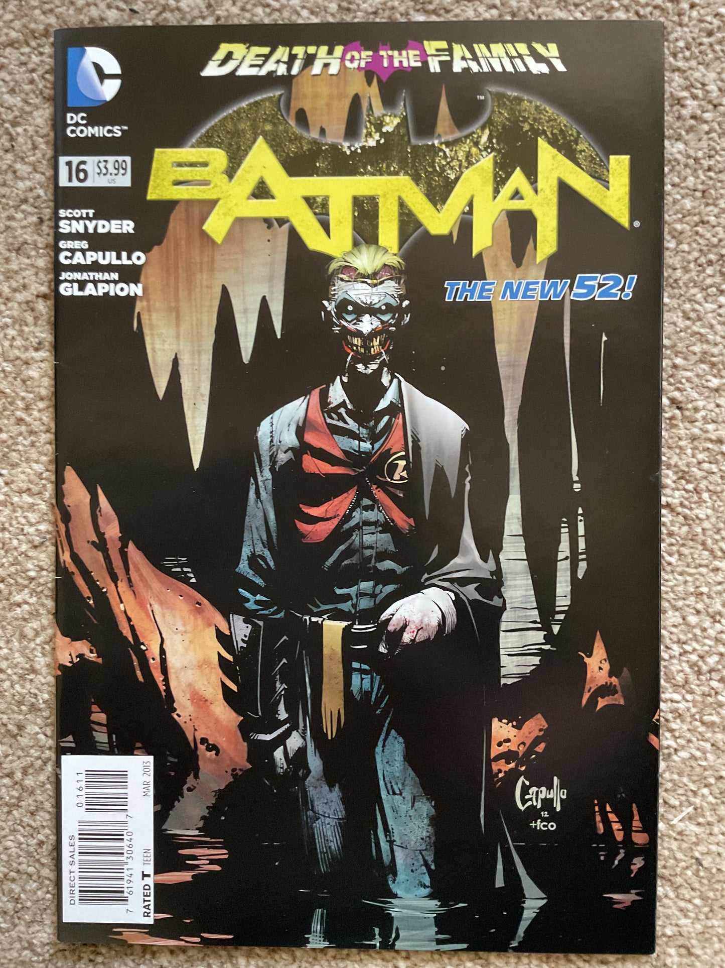 Batman #16 2013 DC Comics Death Of The Family