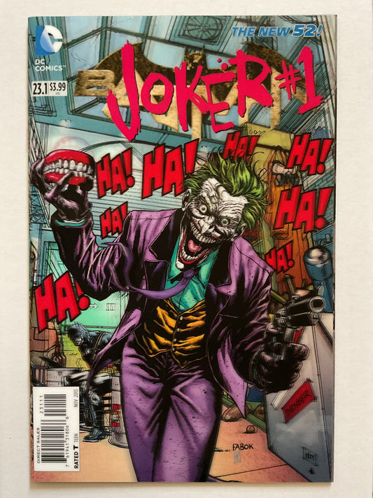 Batman #23.1 2013 DC Comics Joker Lenticular Cover