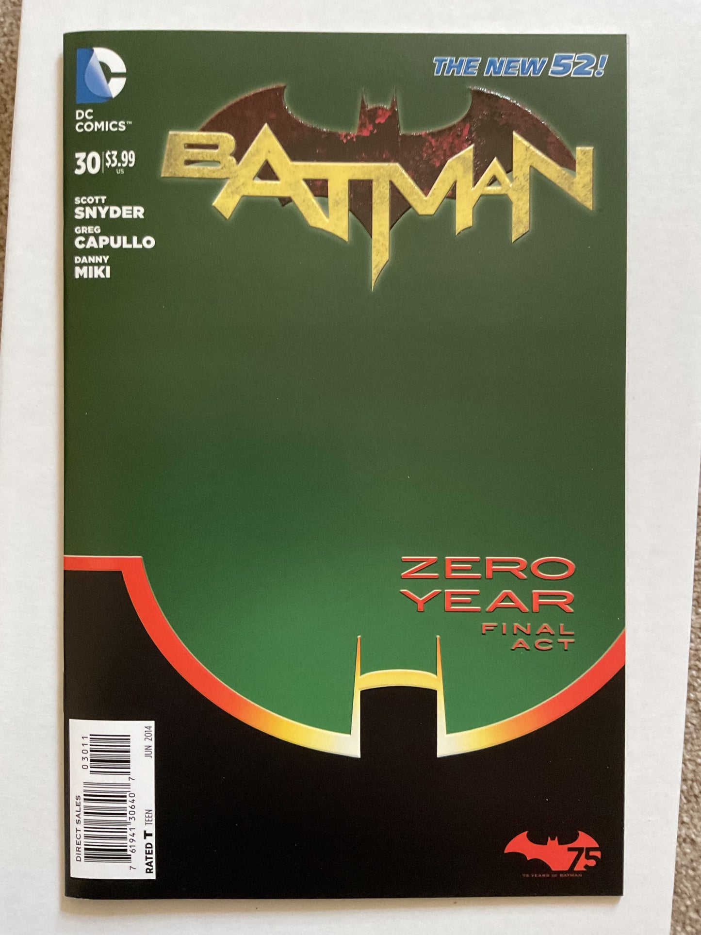 Batman #30 2014 DC Comics Zero Year
