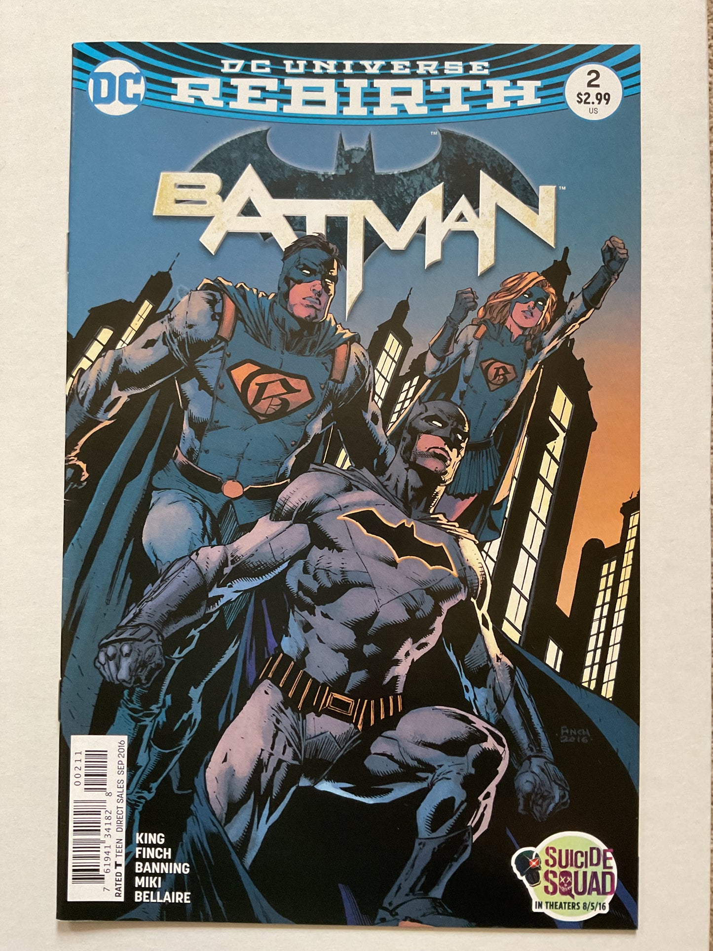 Batman #2 2016 DC Comics