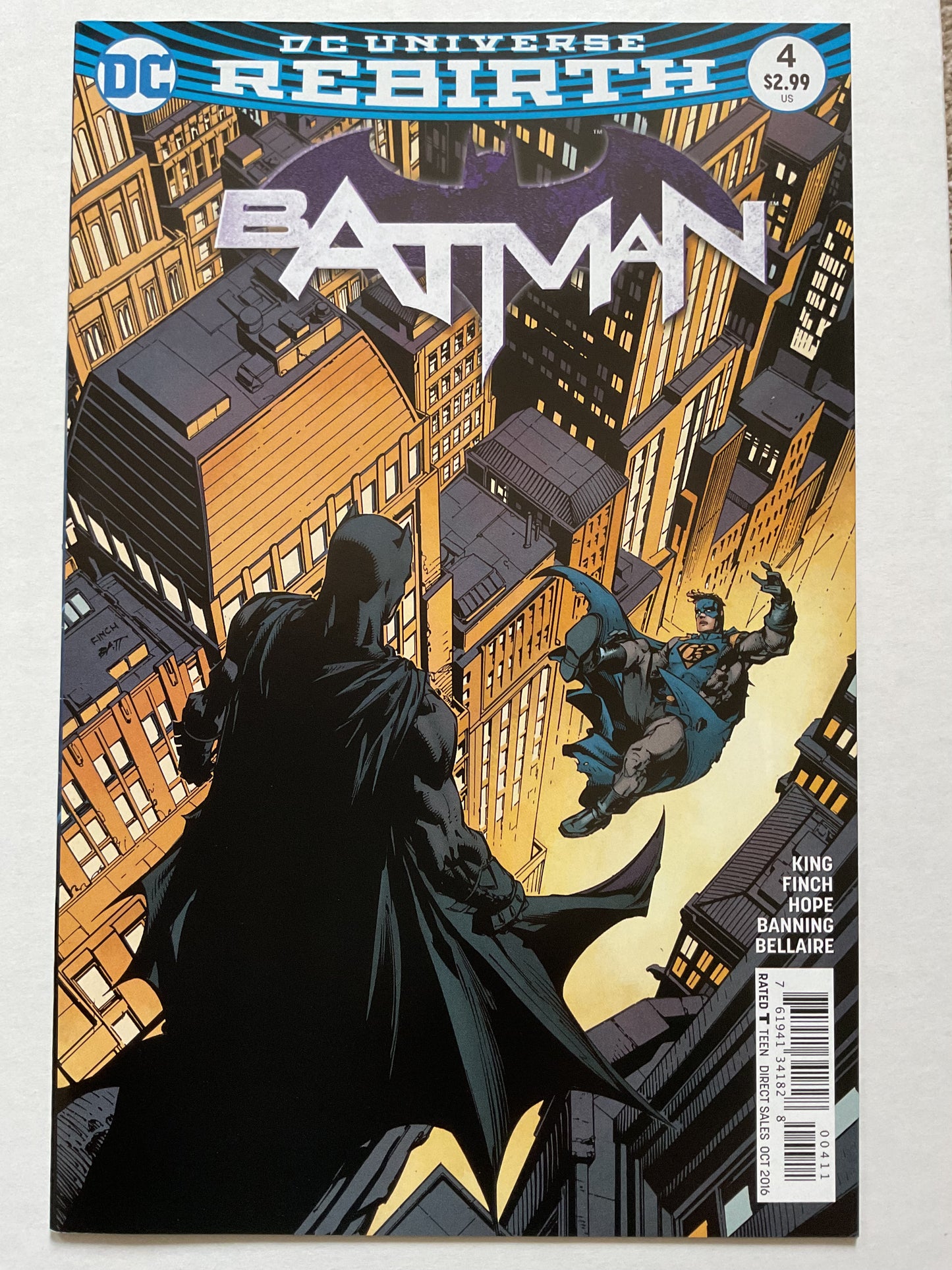 Batman #4 2016 DC Comics