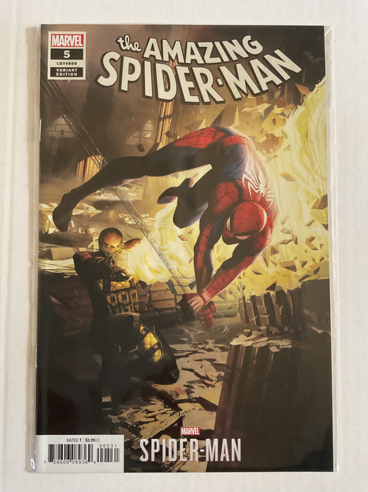 Amazing Spider-Man #5 2018 Marvel Comics Videogame Variant
