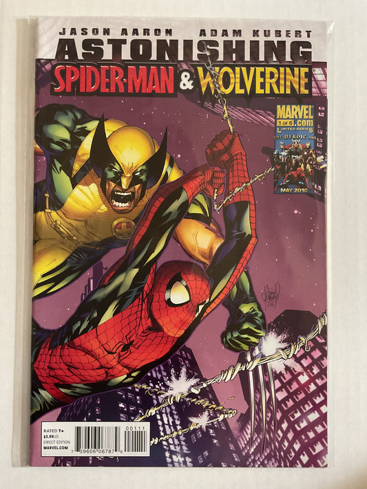 Astonishing Spider-Man & Wolverine #1 2010 Marvel Comics