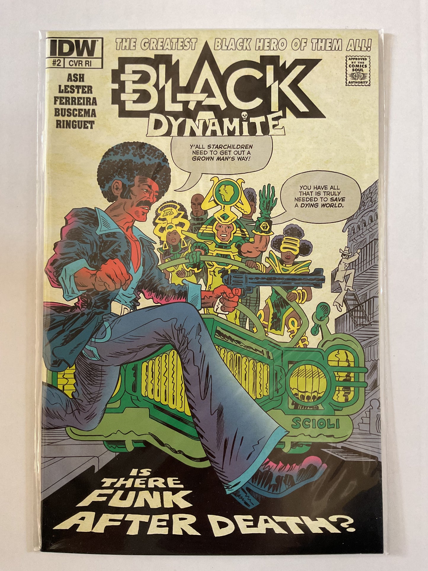 Black Dynamite #2 2013 IDW Publishing Retailer Incentive Variant