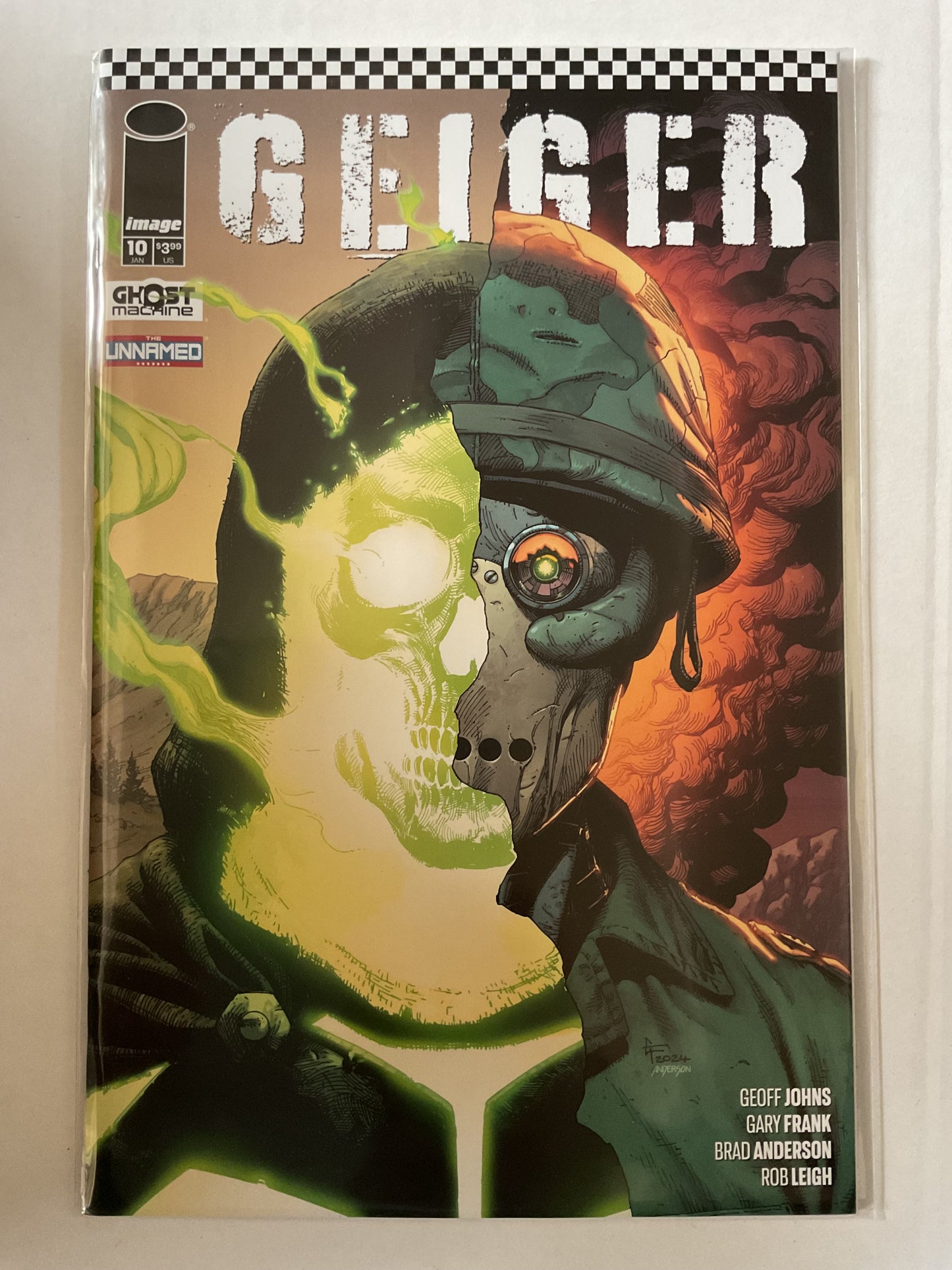 Geiger #10 2025 Image Comics Ghost Machine 1st Cameo Appearance Of Glowing Woman