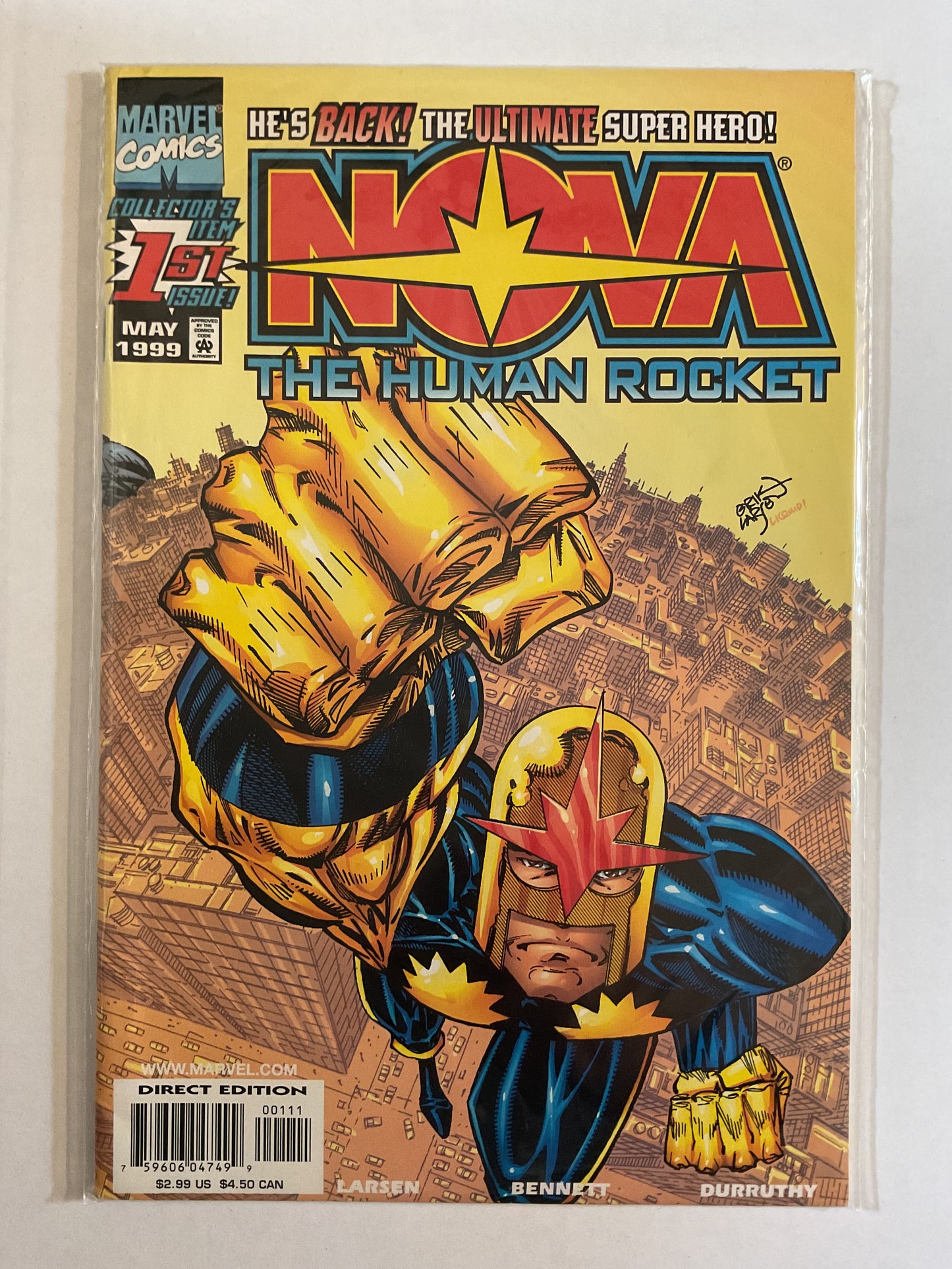 Nova #1 1999 Marvel Comics