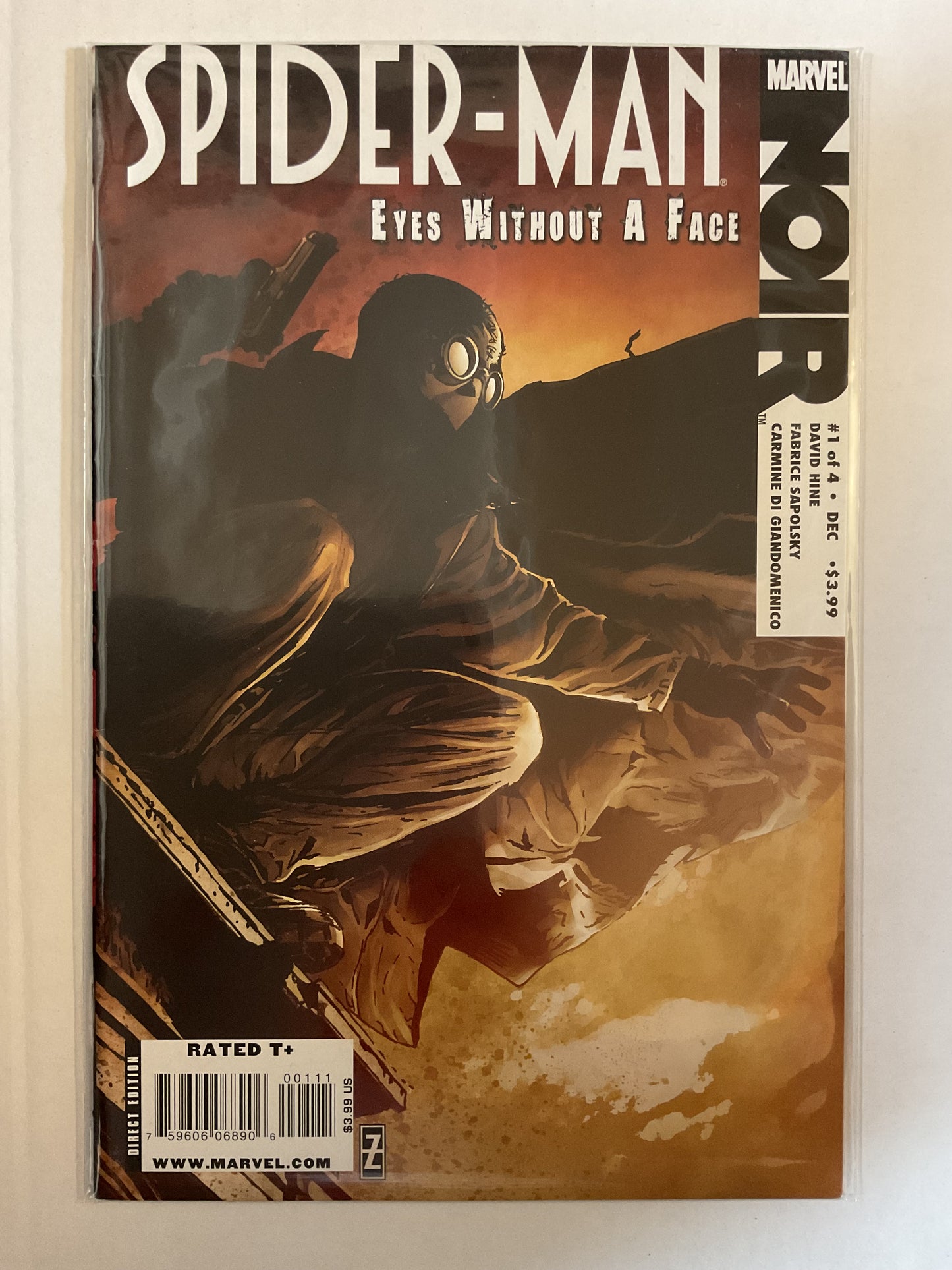 Spider-Man Noir Eyes Without A Face #1 2009 Marvel Comics