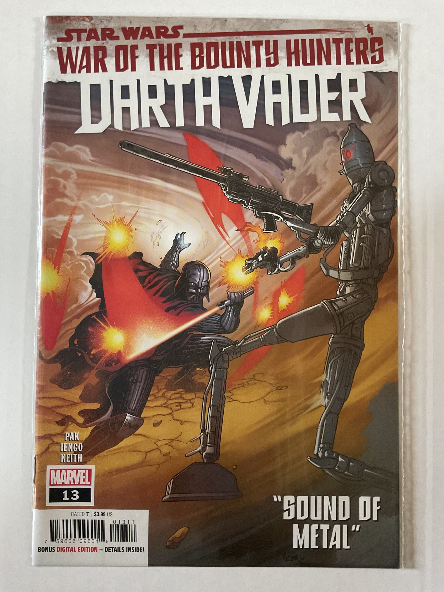Star Wars Darth Vader #13 2021 Marvel Comics War Of The Bounty Hunters