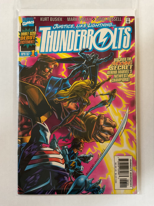 Thunderbolts #1 2nd Print 1997 Marvel Comics