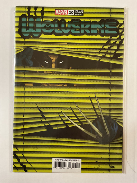 Wolverine #20 2022 Marvel Comics Fornes Shadea Variant