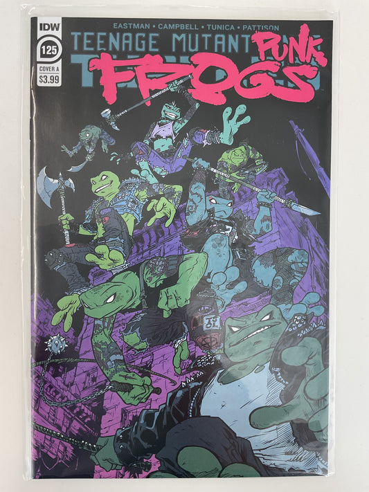 Teenage Mutant Ninja Turtles #125 2022 IDW Publishing 1st Full Appearance Of Punk Frogs