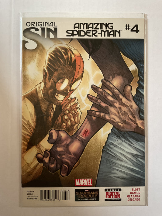 Amazing Spider-Man #4 2014 Marvel Comics 1st Appearance Of Silk