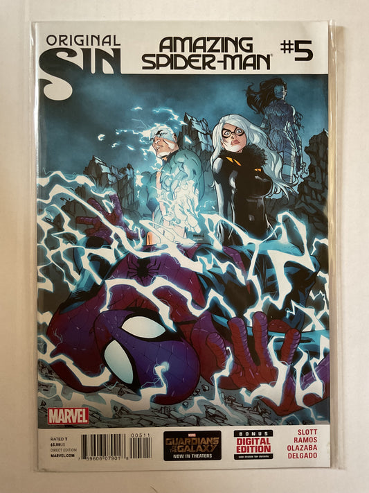 Amazing Spider-Man #5 2014 Marvel Comics 2nd Appearance Of Silk