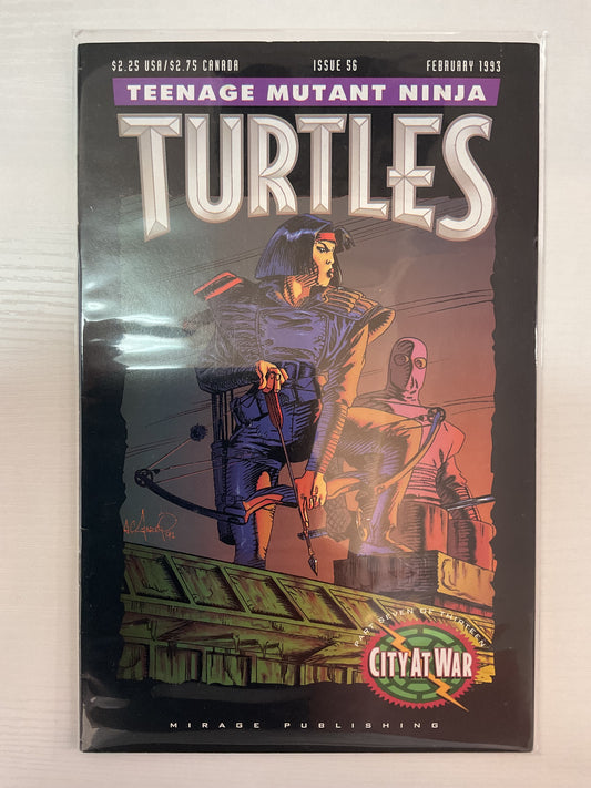 Teenag Mutnant Ninja Turtles #56 1993 Mirage Publishing 1st Cover Appearance Of Karai