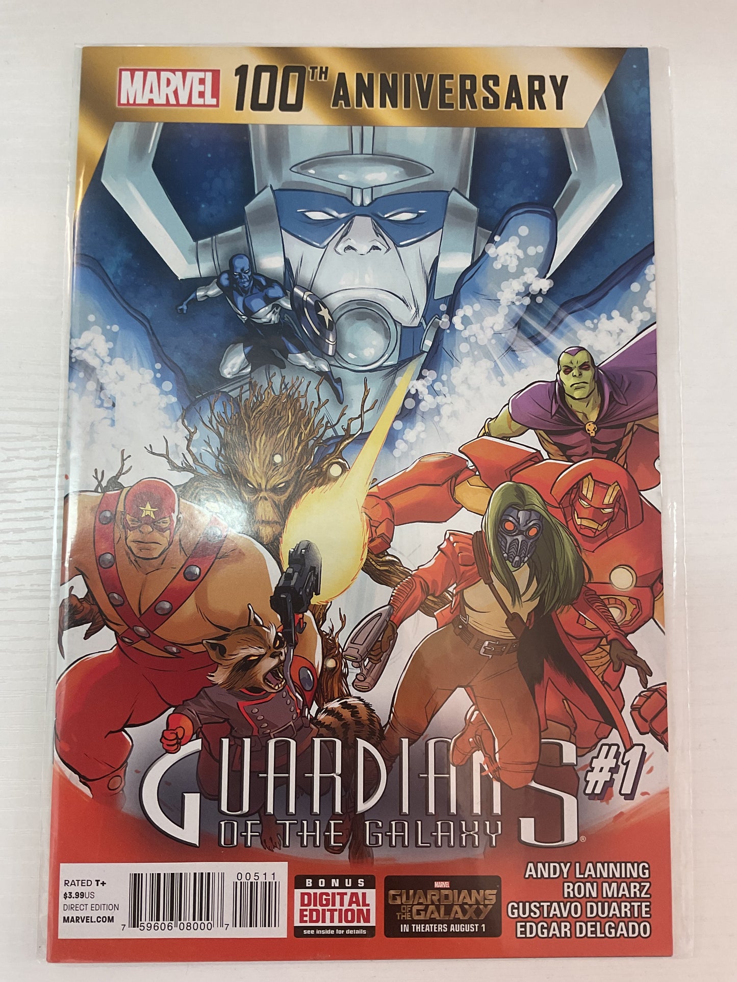 Marvel 100th Anniversary Guardians Of The Galaxy #1 2014 Marvel Comics