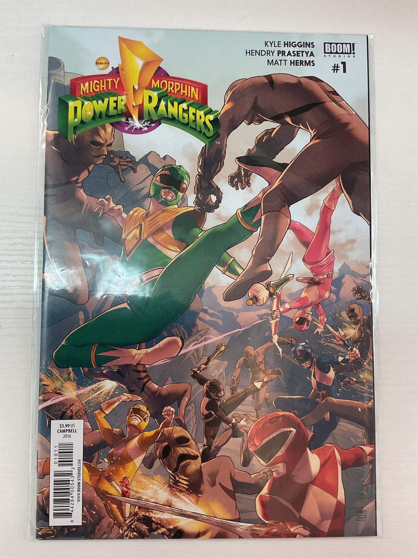 Mighty Morphin Power Rangers #1 2016 Boom Studios