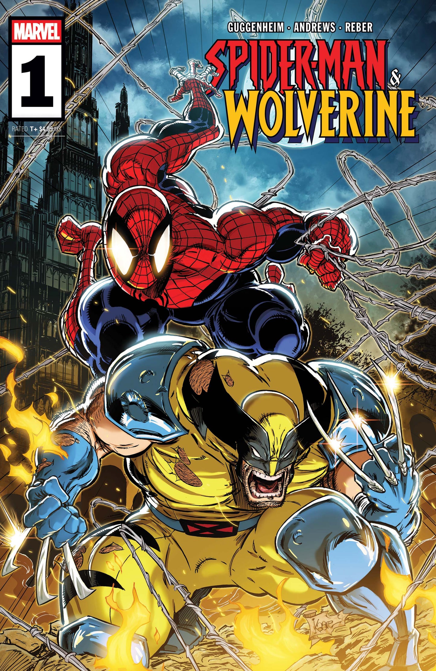 Spider-Man And Wolverine #1 2025 Marvel Comics