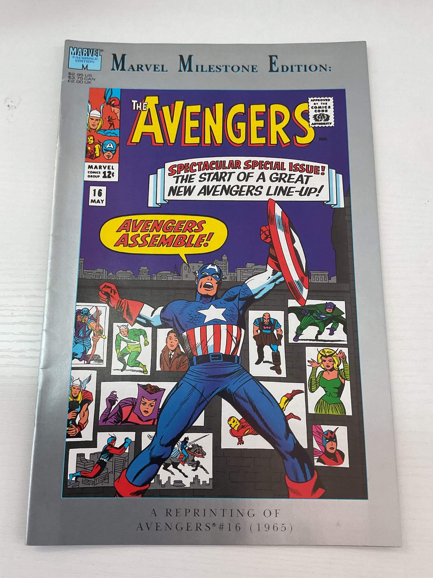 Marvel Milestone Edition Avengers #16 1993 Marvel Comics