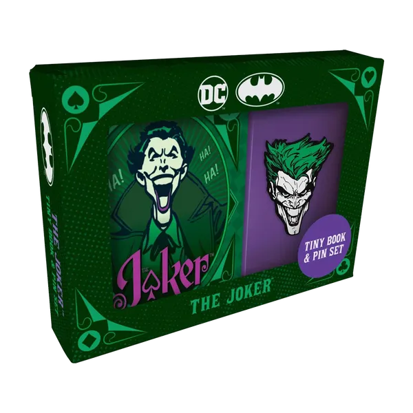 DC Comics Joker Tiny Book and Pin