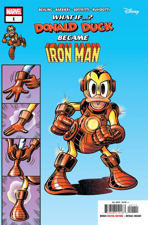 What If Donald Duck Became Iron Man #1 2025 Marvel Comics