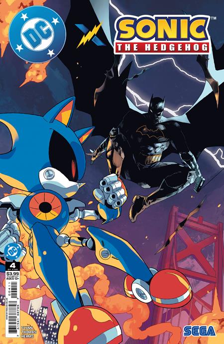 DC X Sonic The Hedgehog #4 2025 DC Comics