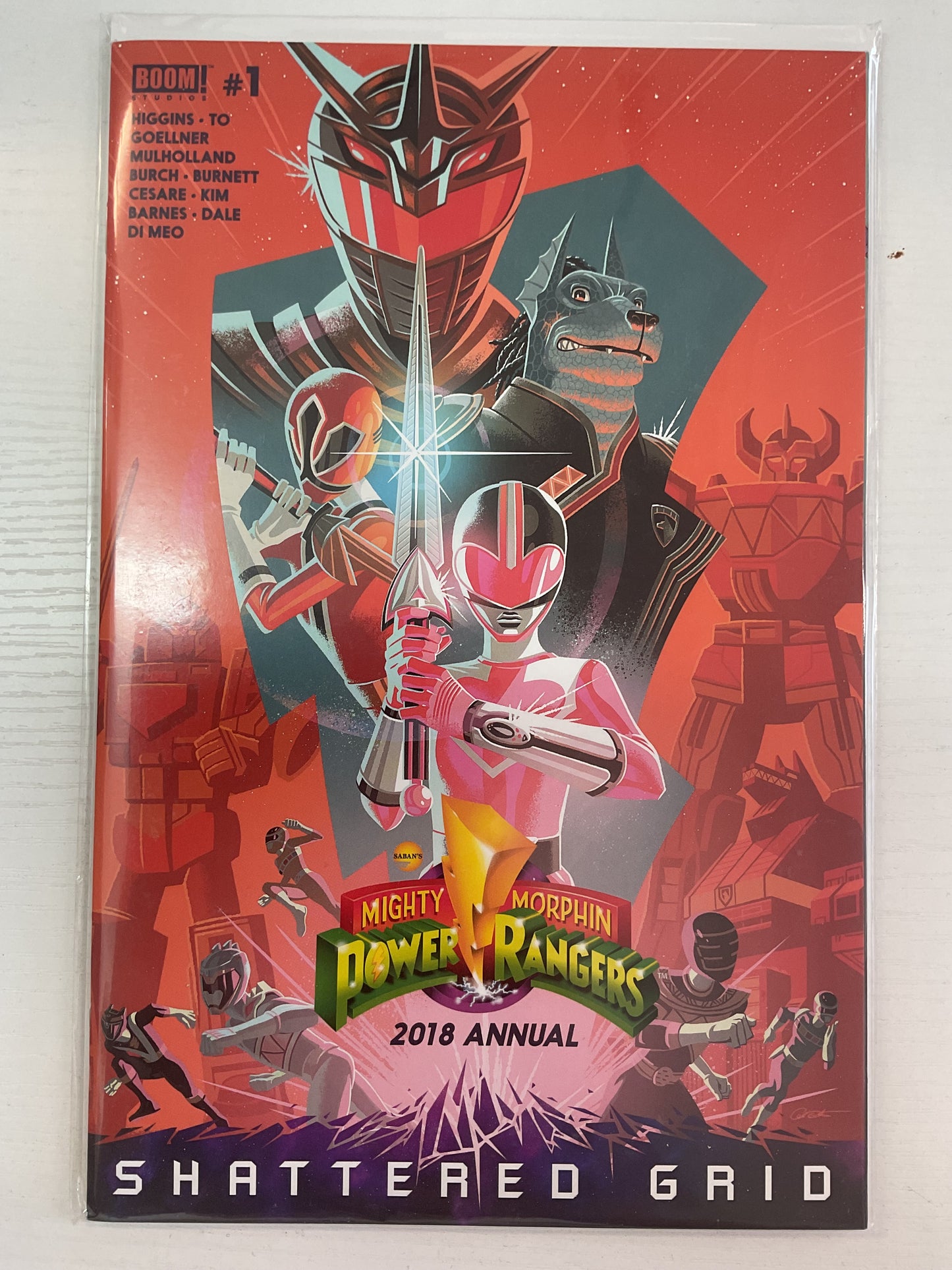 Mighty Morphin Power Rangers Annual #1 2018 Boom Studios