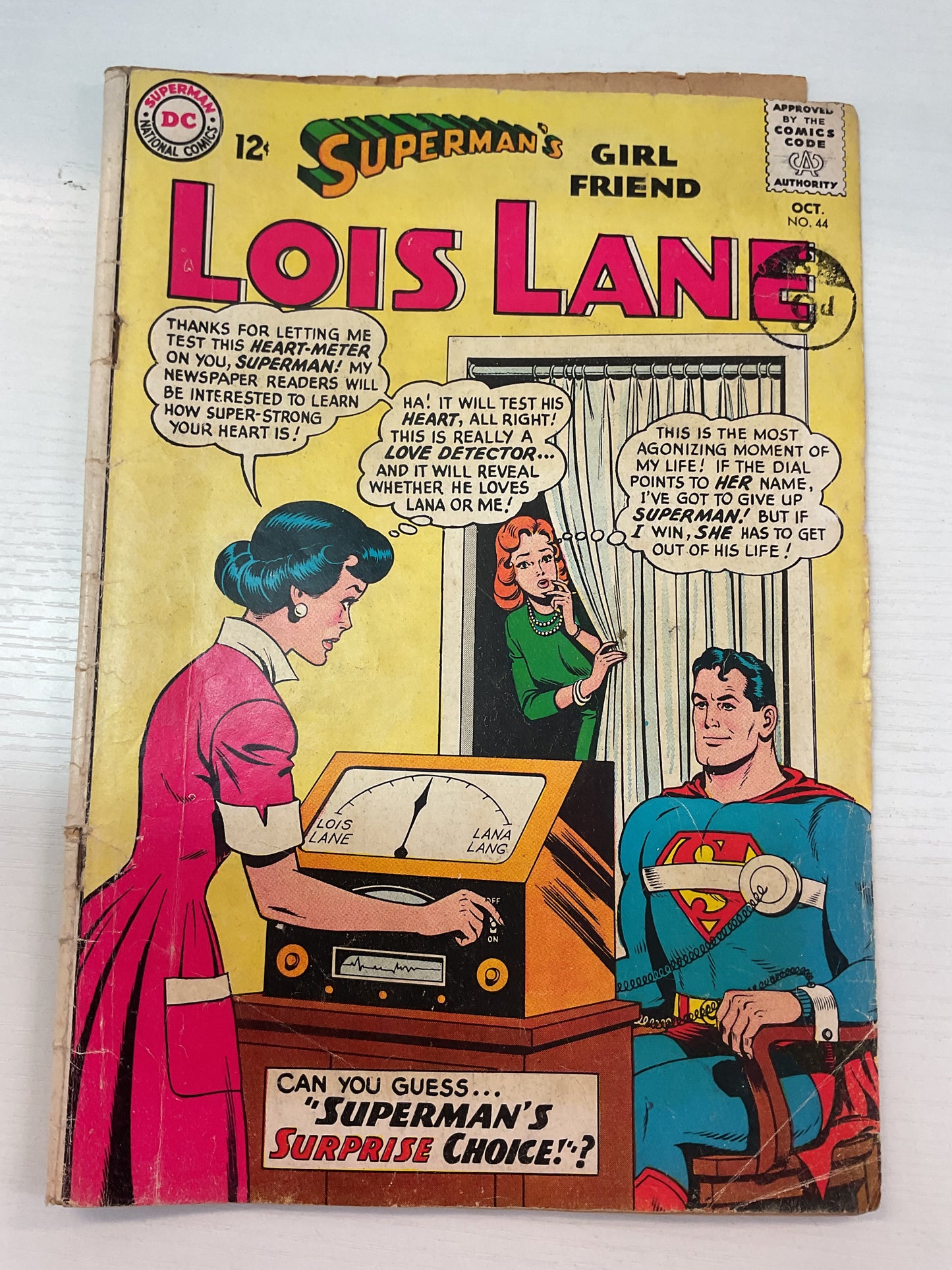 Superman’s Girl Friend #44 1963 DC Comics