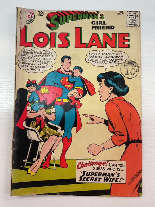 Superman’s Girl Friend #55 1965 DC Comics