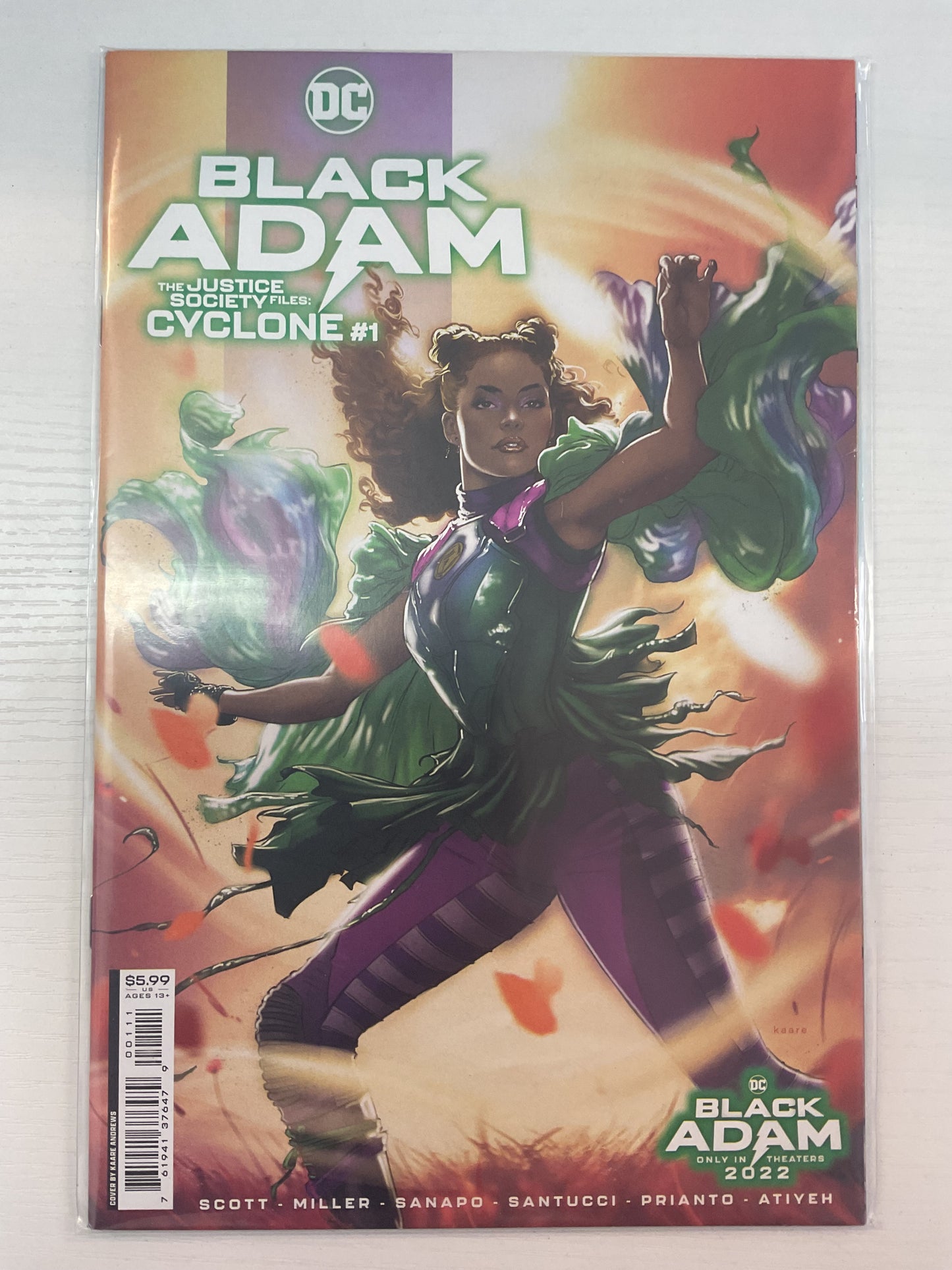 Black Adam Justice Society Files Cyclone #1 2022 DC Comics