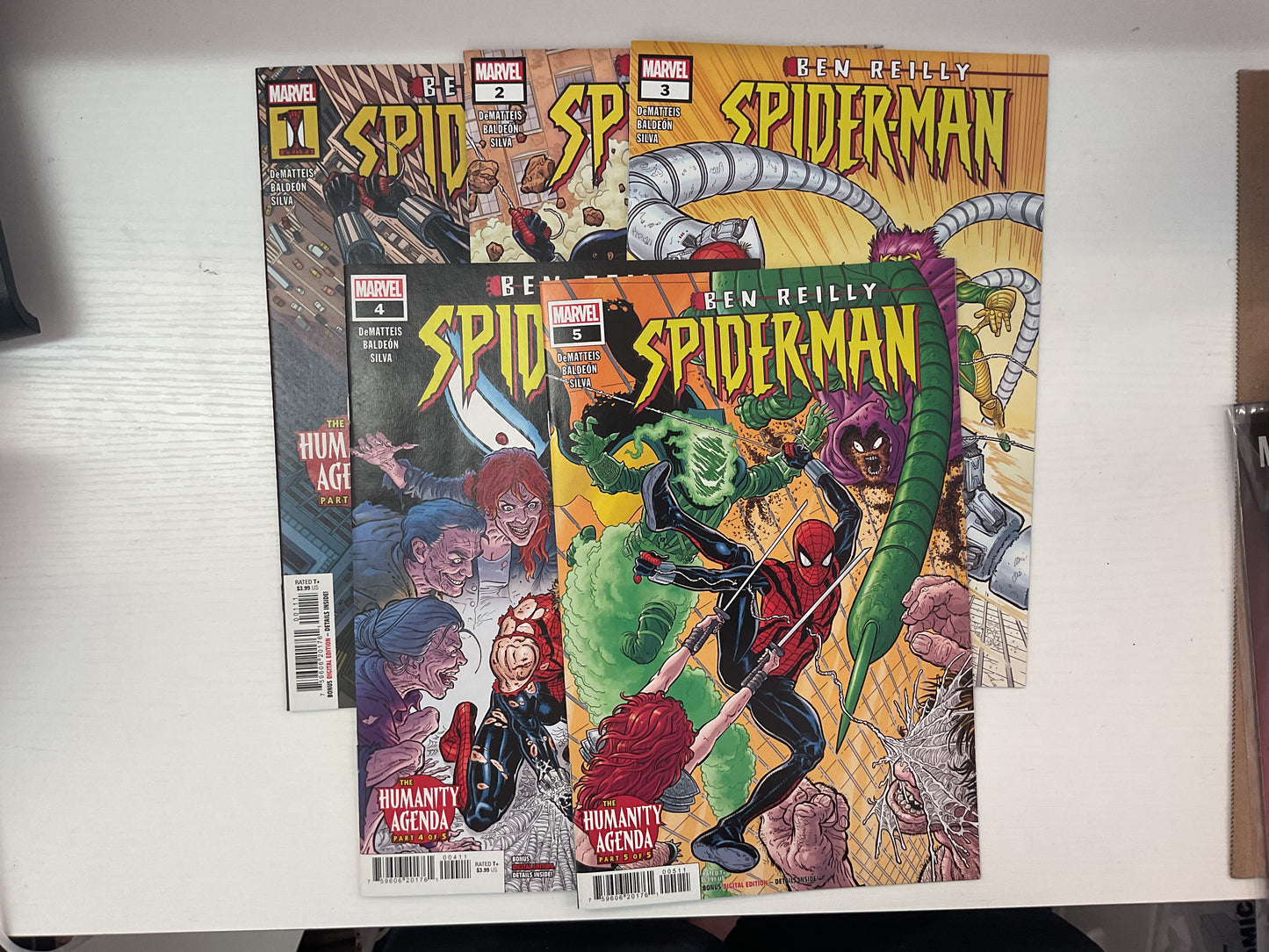Ben Reilly Spider-Man #1-5 2022 Marvel Comics Complete Series