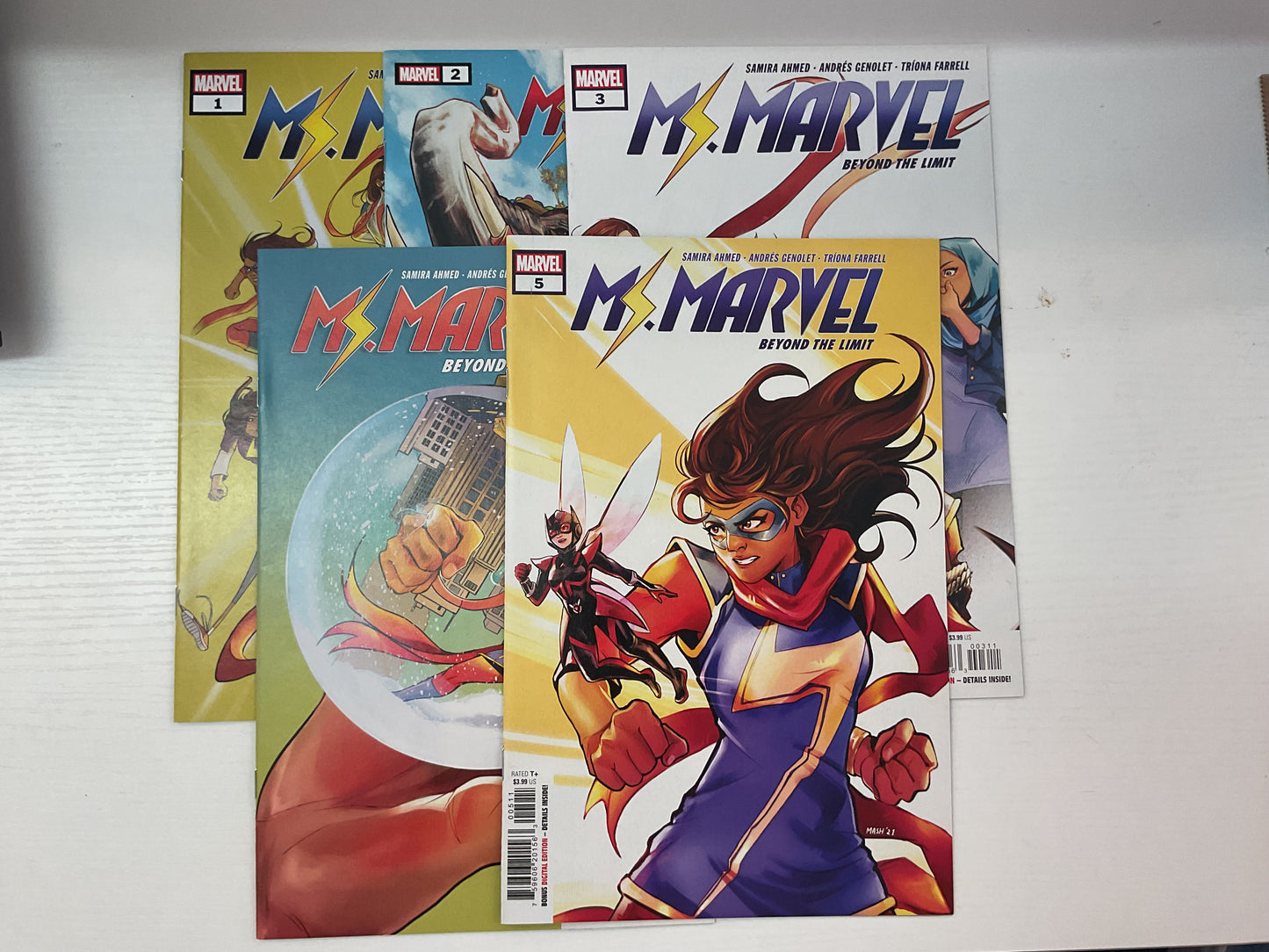 Ms Marvel Beyond Limit #1-5 2022 Marvel Comics Complete Series