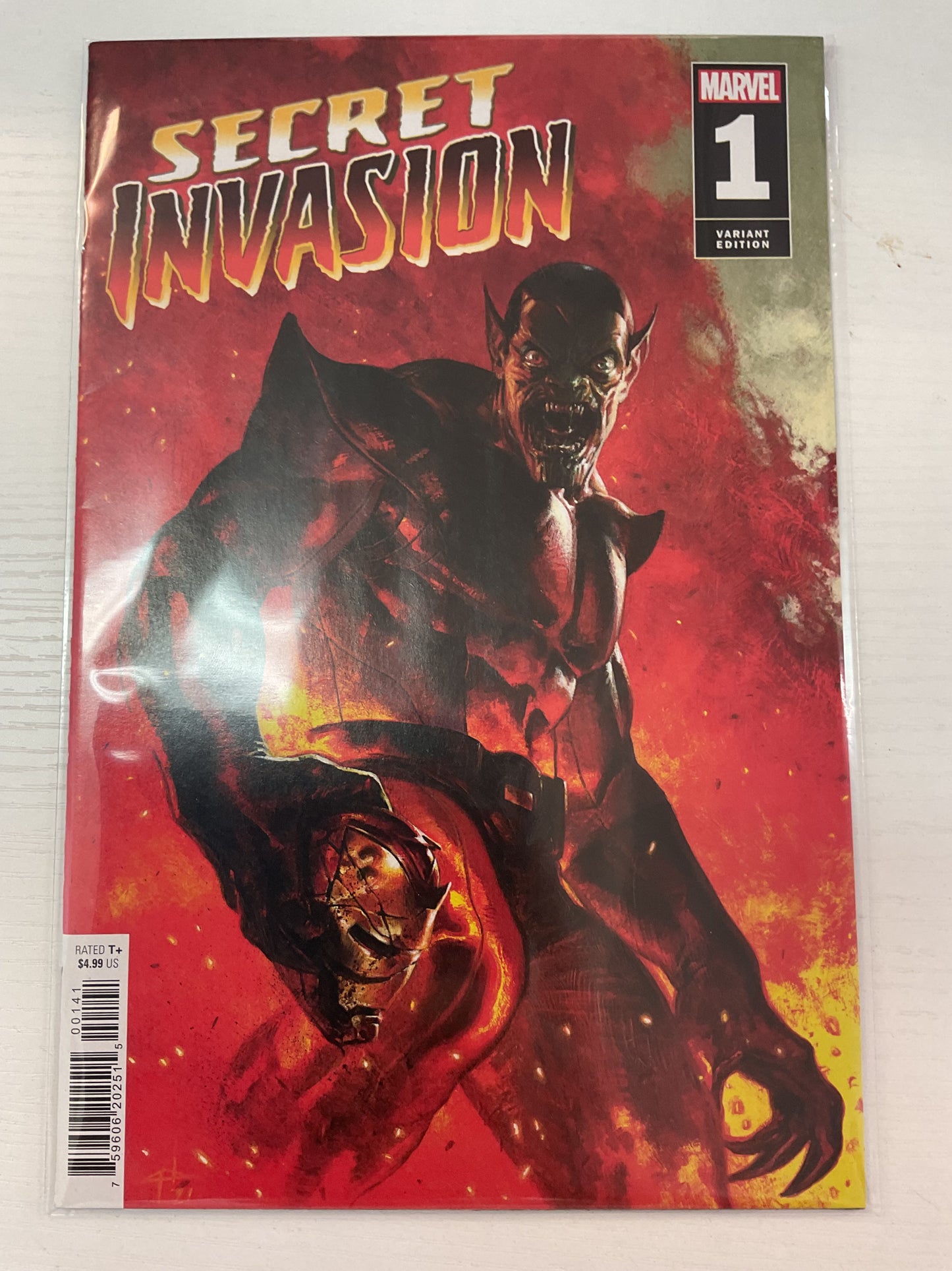 Secret Invasion #1 2022 Marvel Comics Brooks Variant
