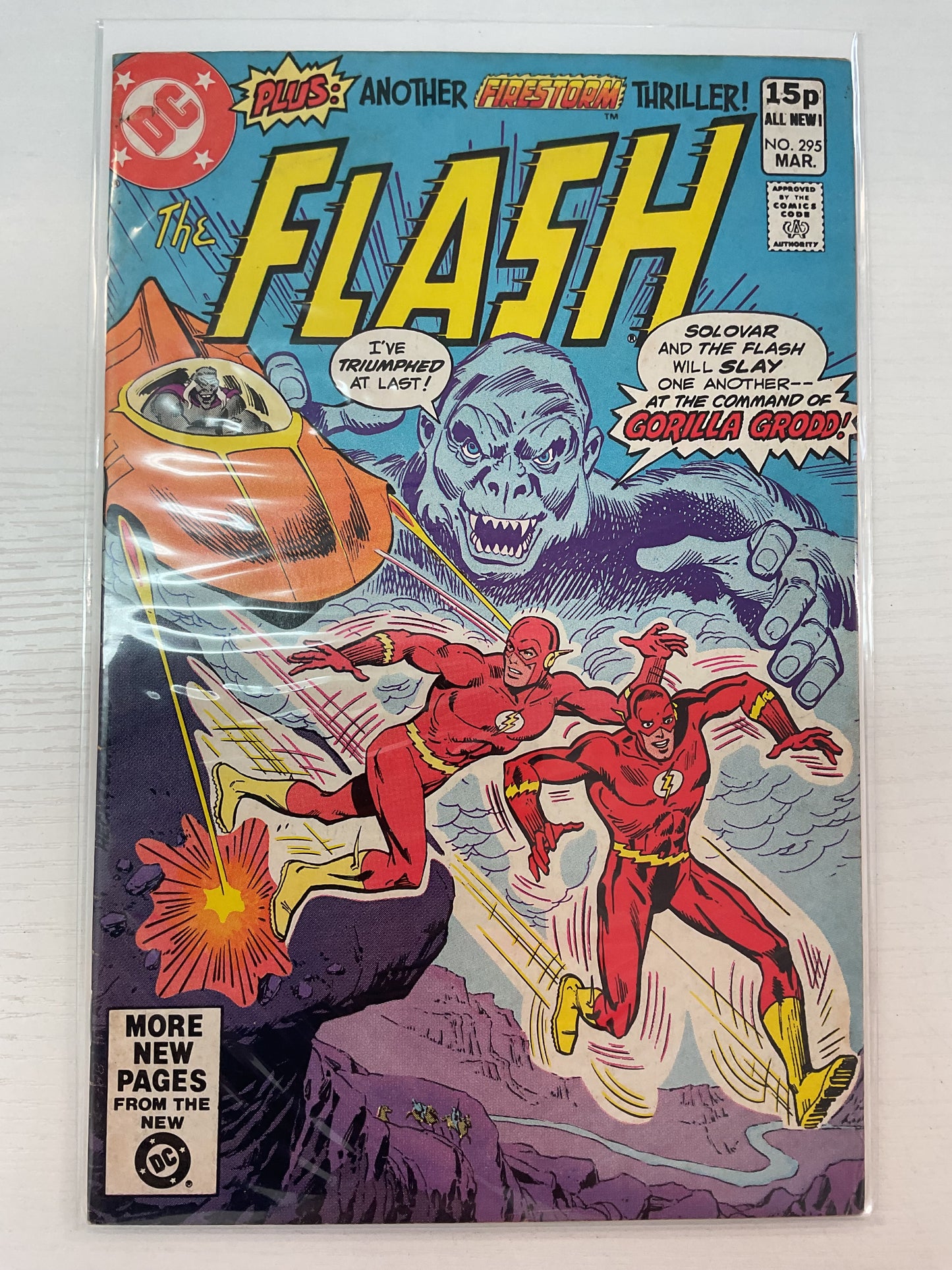 Flash #295 1981 DC Comics 1st appearance Of Typhoon