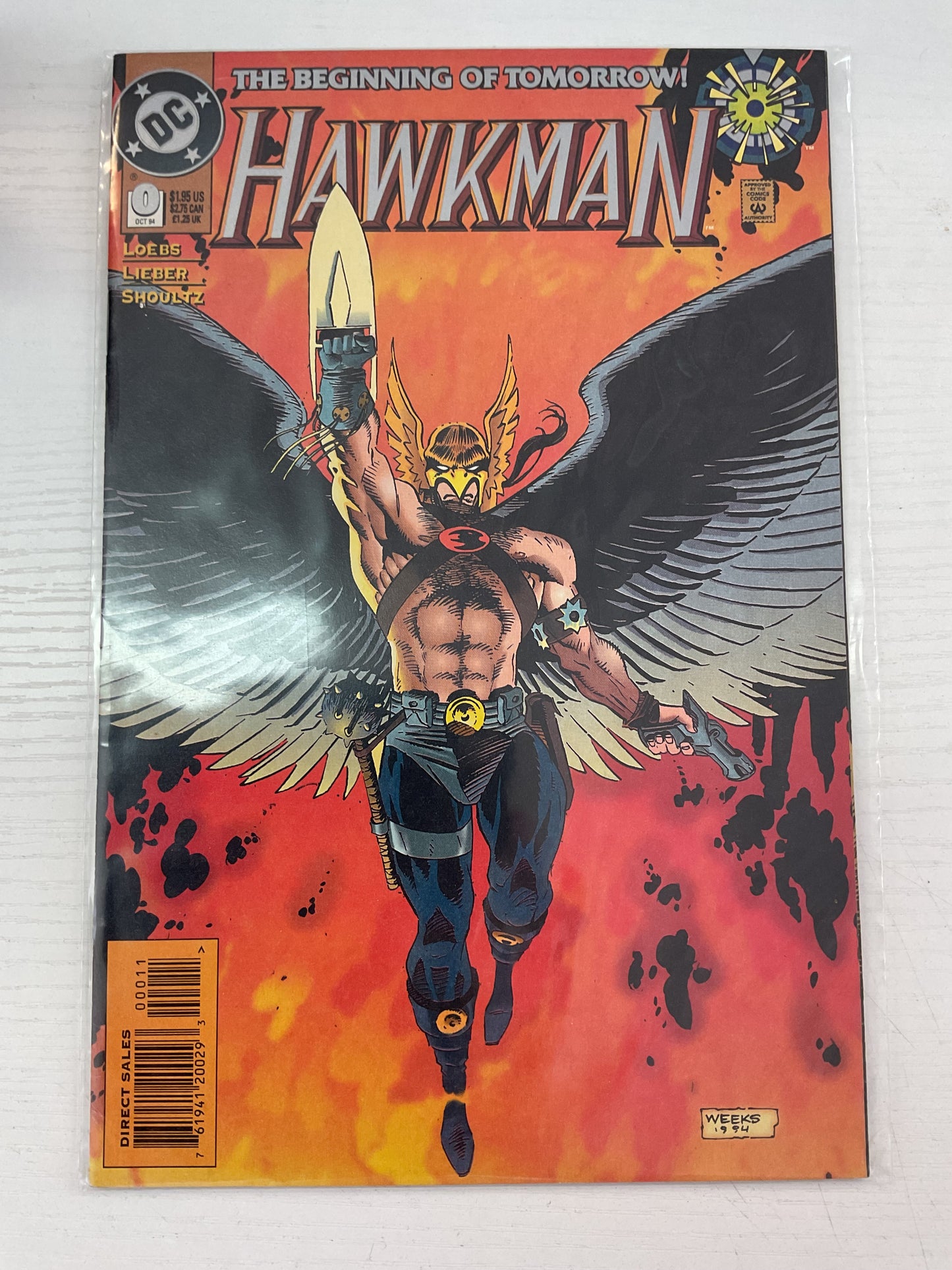 Hawkman #0 1994 DC Comics