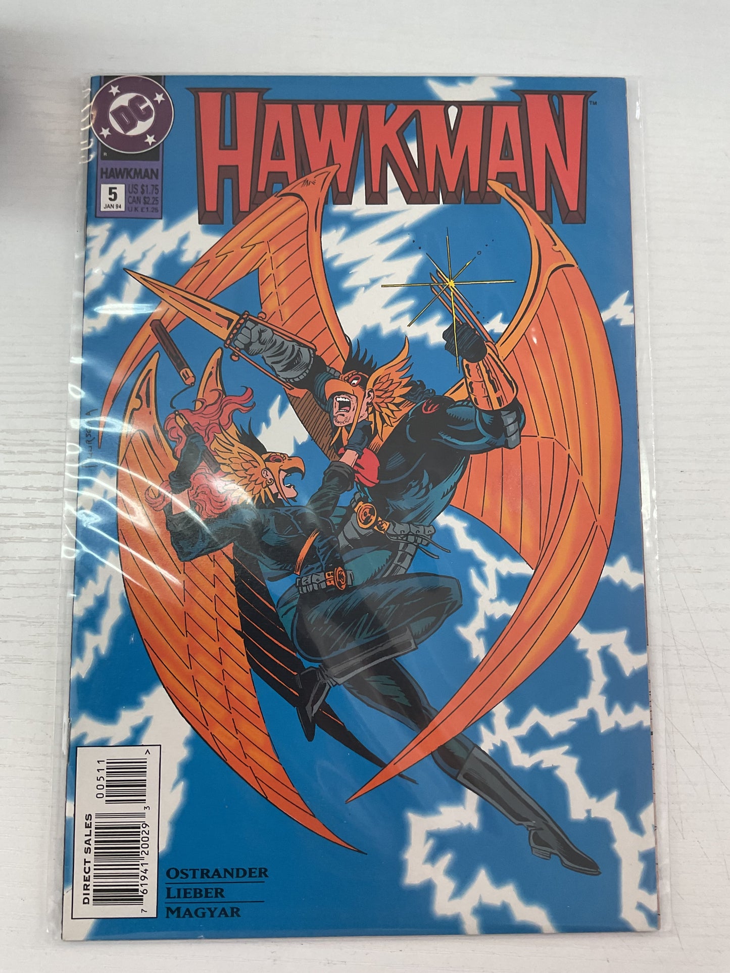 Hawkman #5 1994 DC Comics