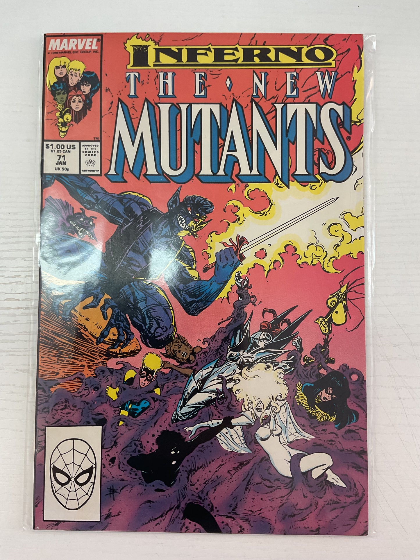 New Mutants #71 1988 Marvel Comics