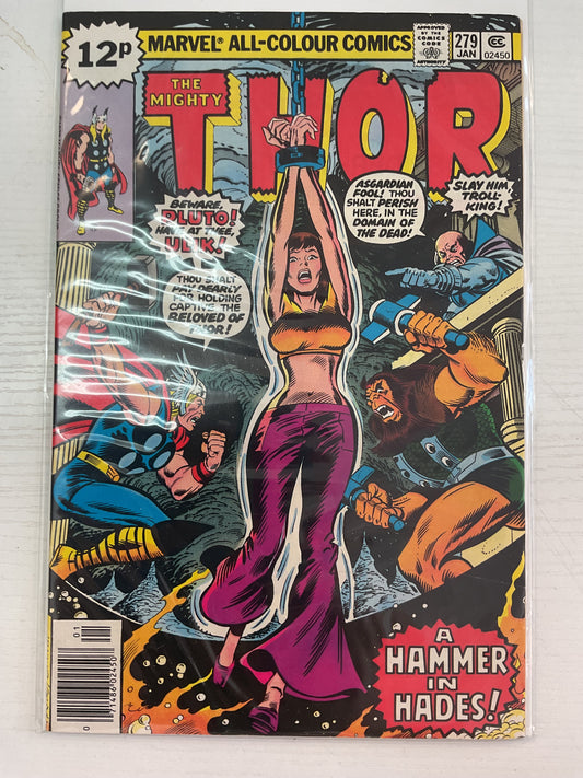 Thor #279 Marvel Comics Jane Foster Bondage Cover