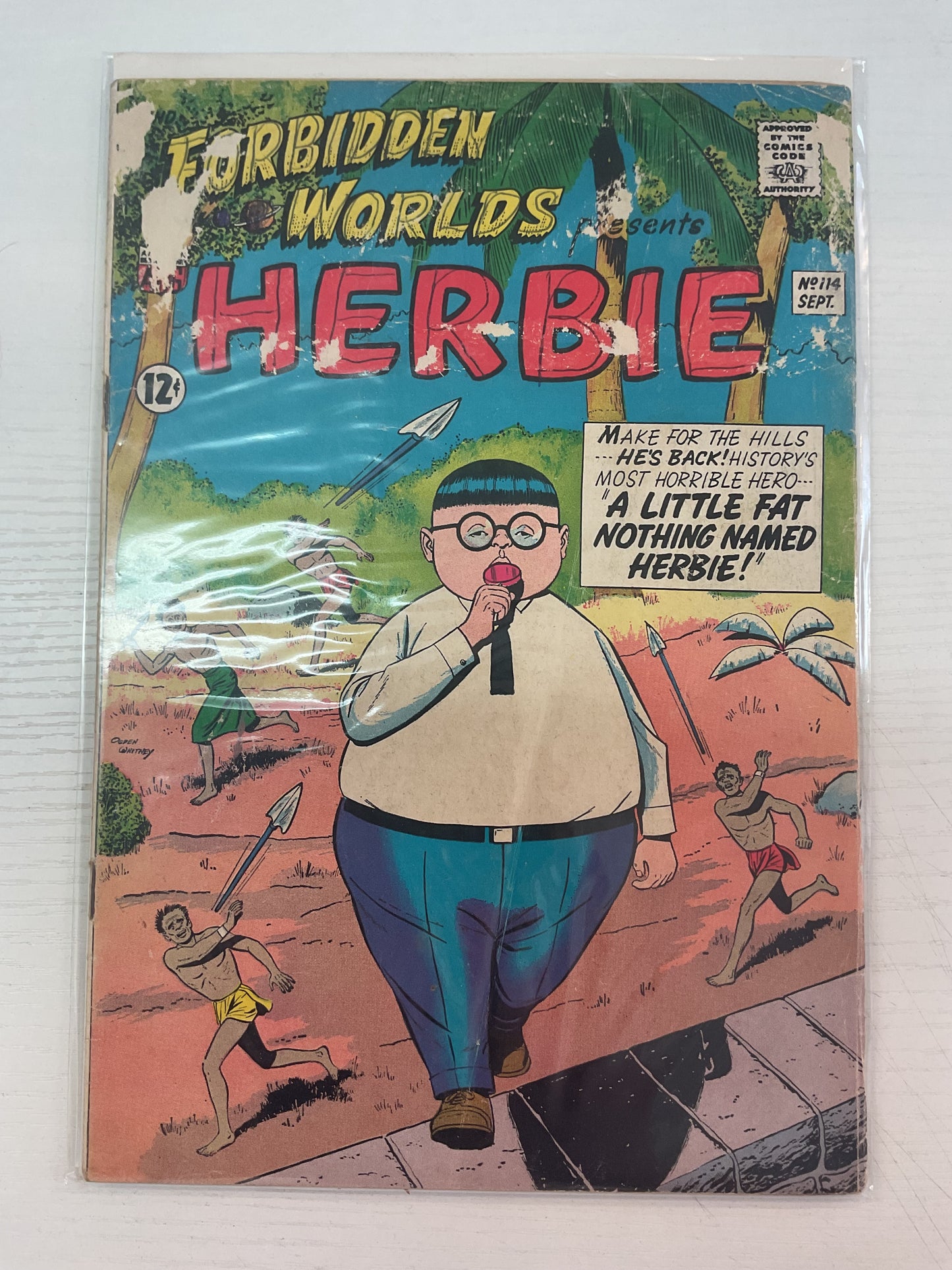 Forbidden Worlds Presents #114 1963 1st Cover Appearance Of Herbie