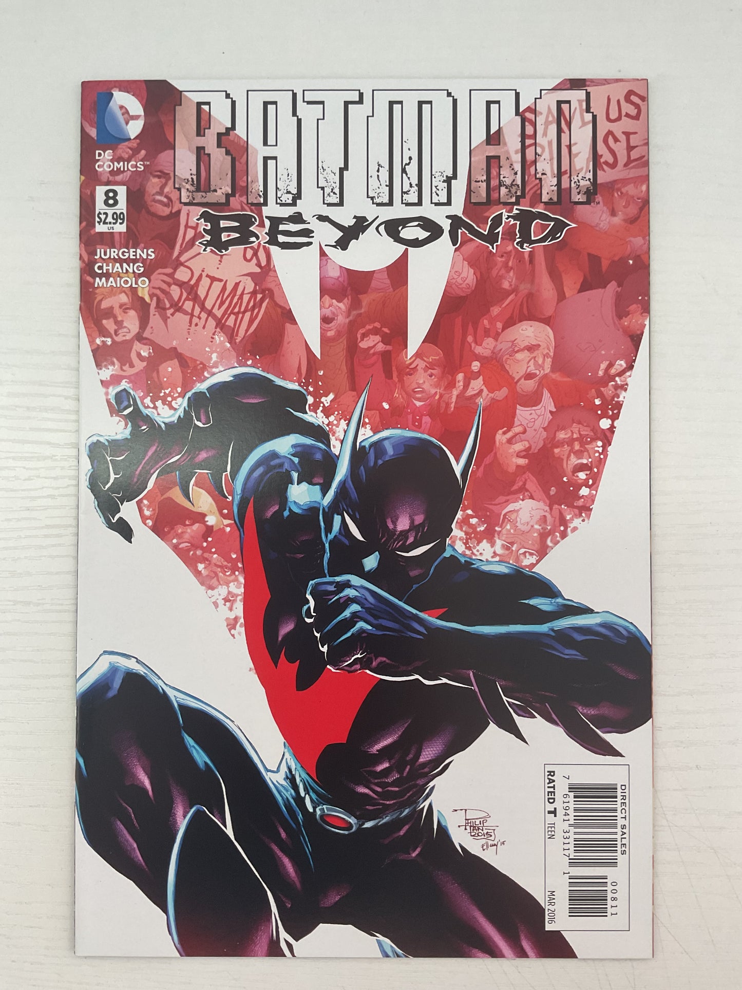 Batman Beyond #8 2016 DC Comics