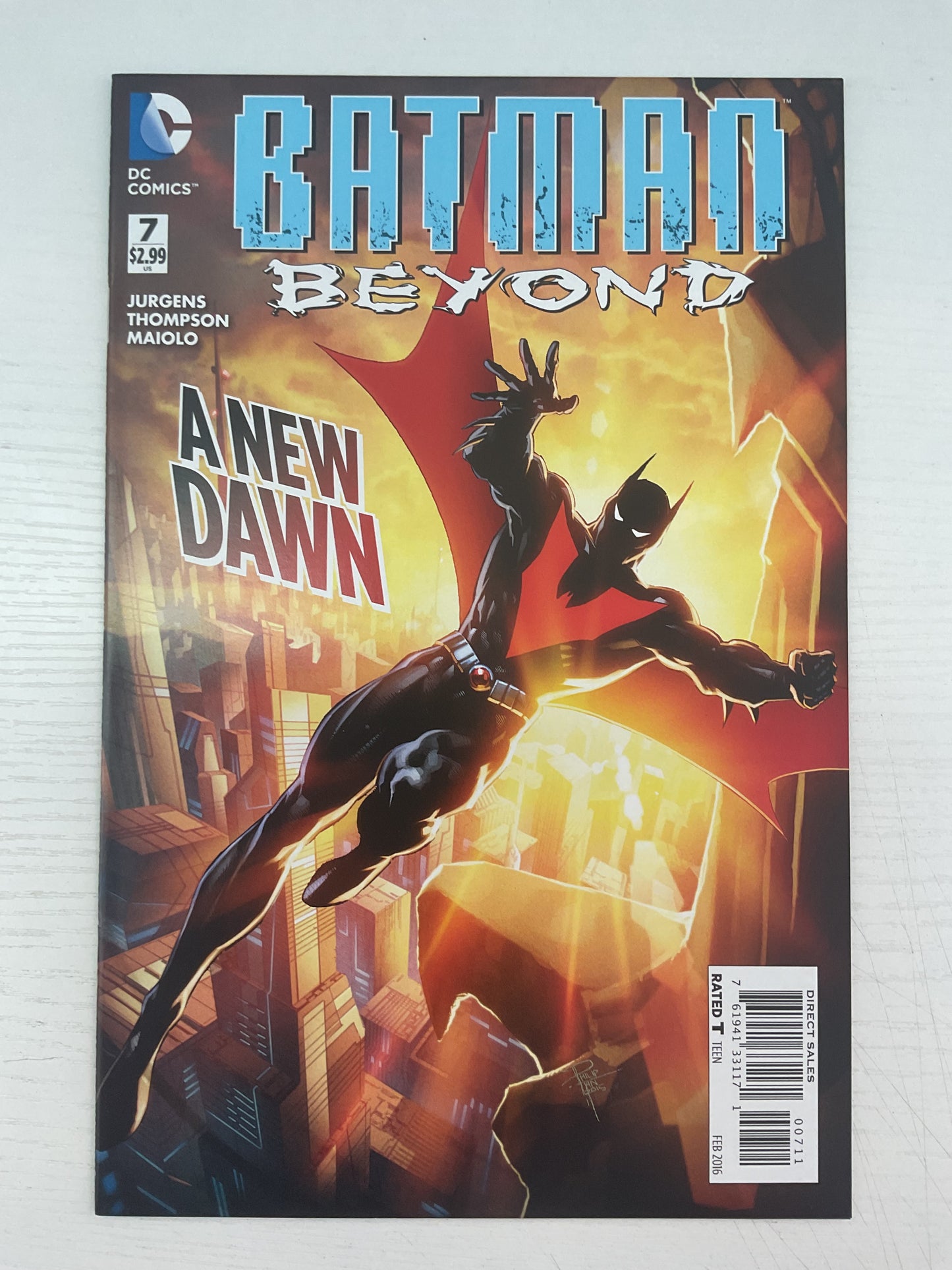 Batman Beyond #7 2016 DC Comics