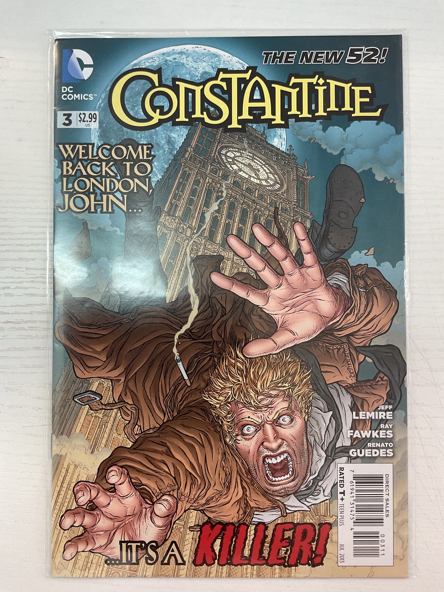 Constantine #3 2013 DC Comics