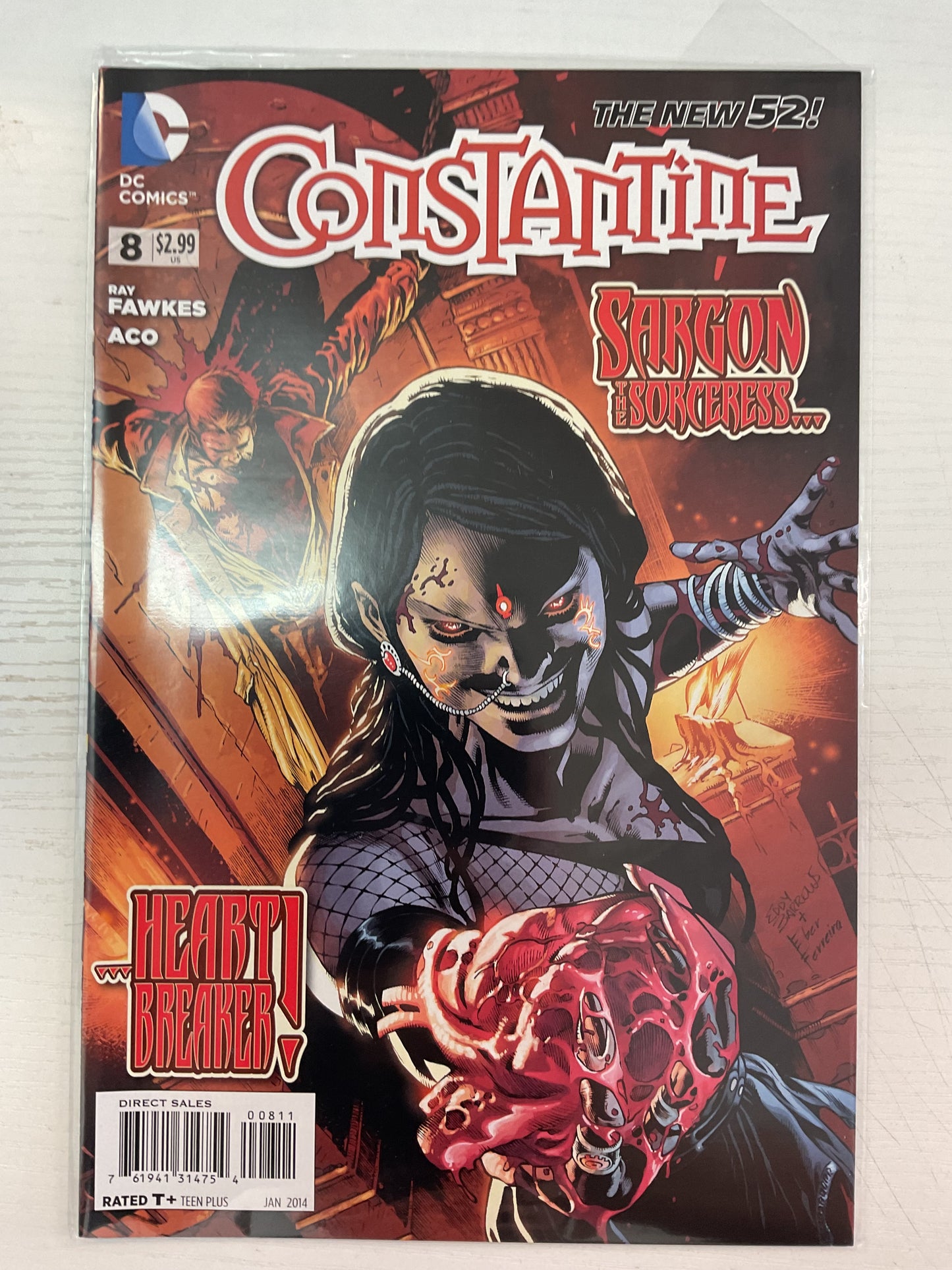Constantine #8 2014 DC Comics