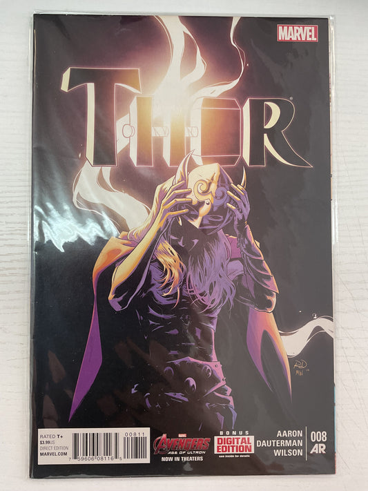 Thor #8 2015 Marvel Comics Jane Foster Revealed as Thor