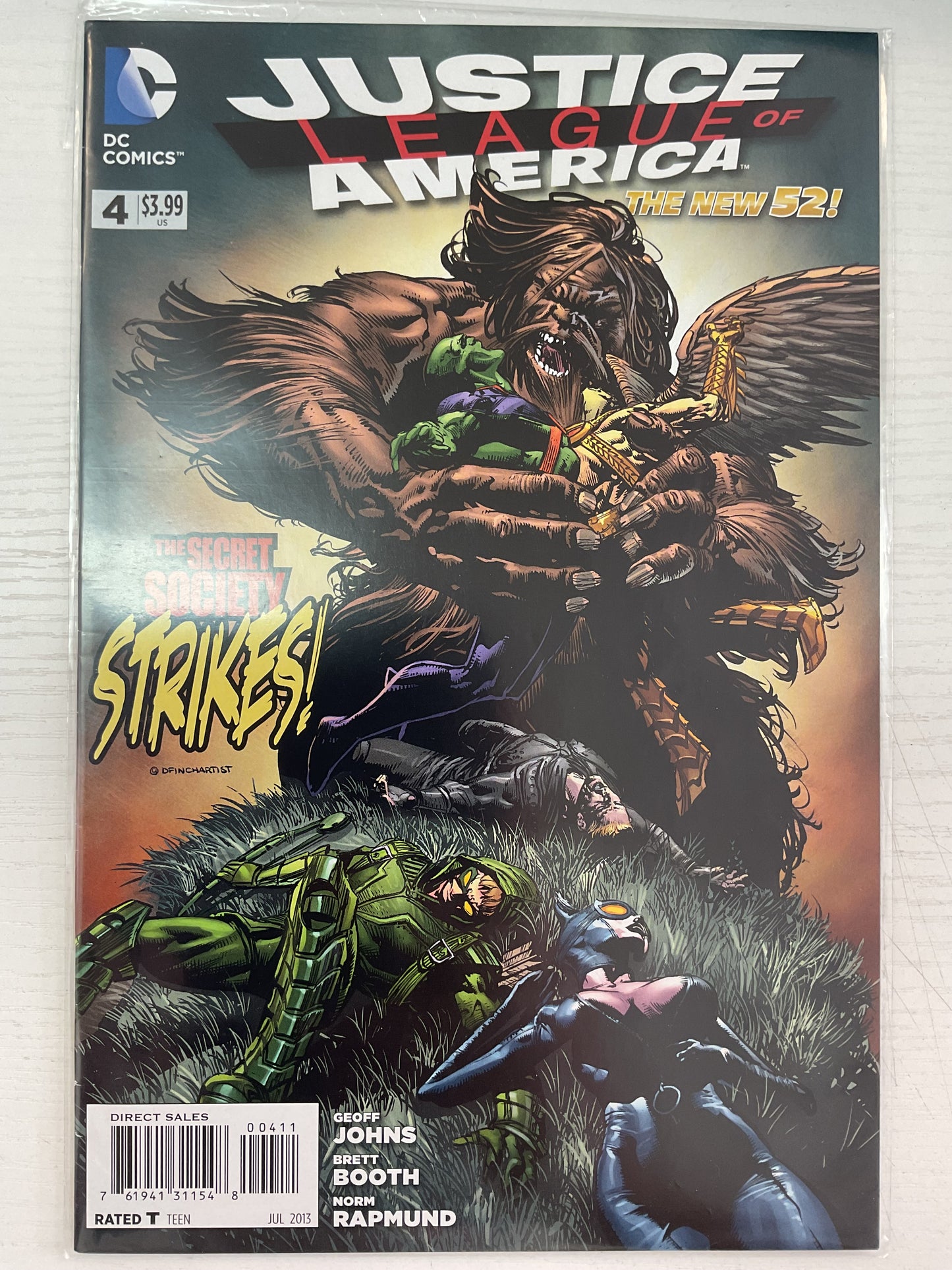 Justice League Of America #4 2013 DC Comics