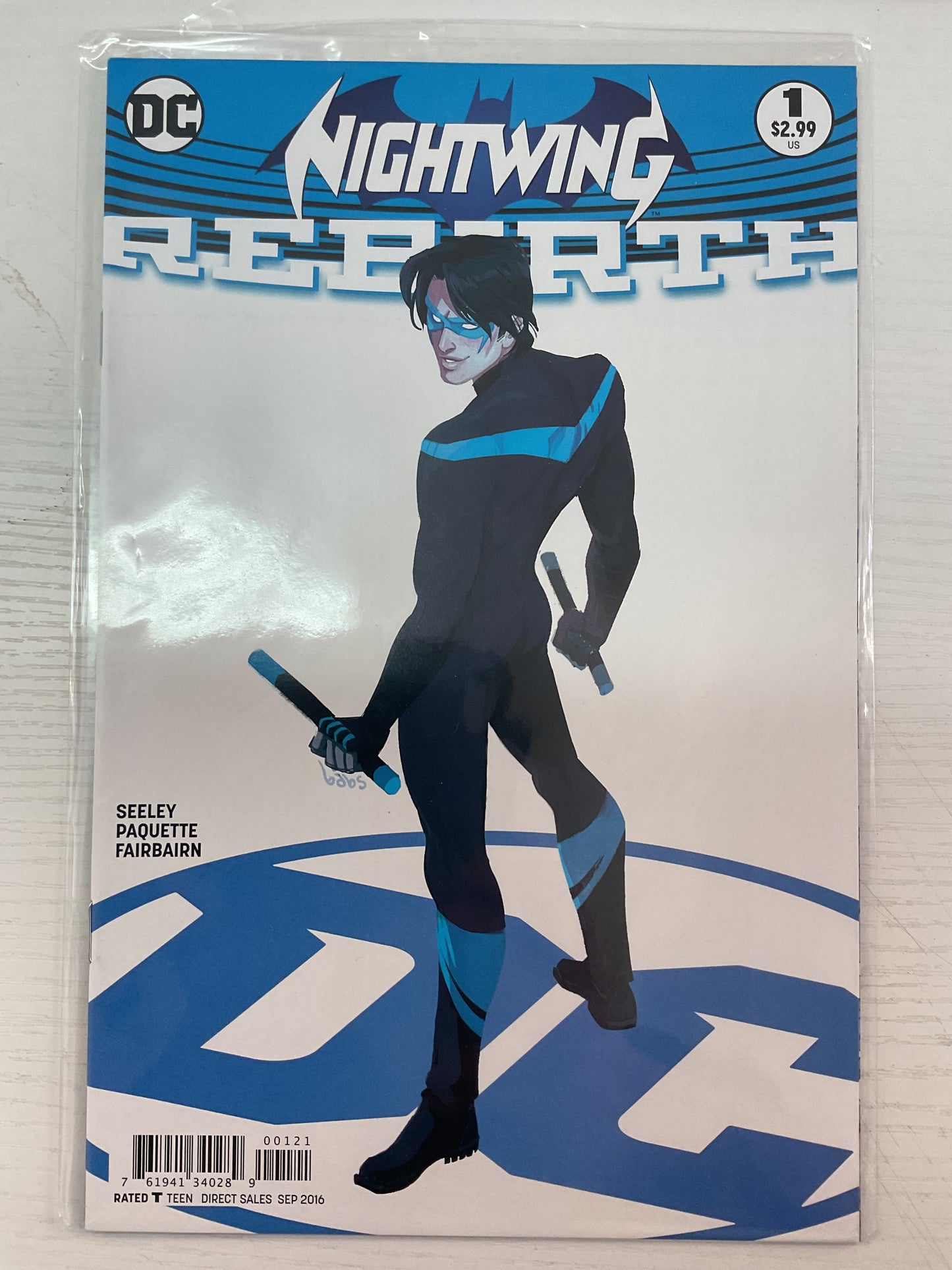 Nightwing Rebirth #1 2016 DC Comics Tarr Variant