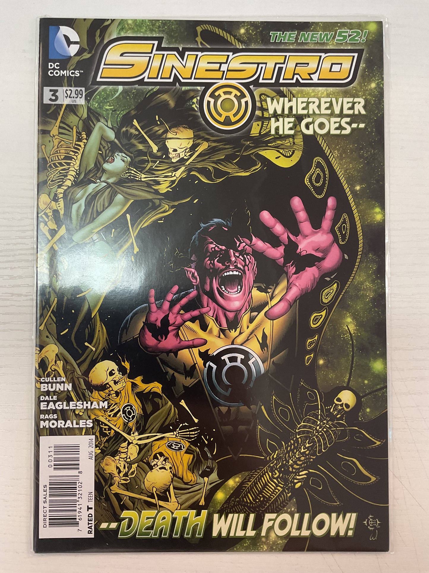 Sinestro #3 2014 DC Comics