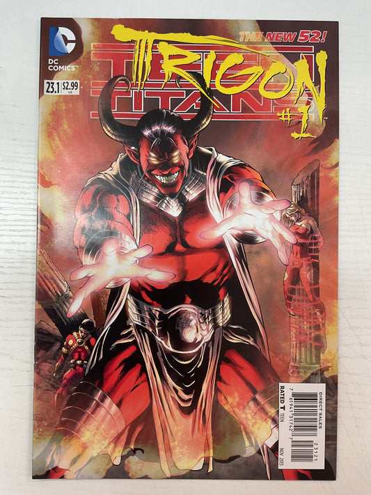 Teen Titans #23.1 2013 DC Comics Trigon 2D Cover