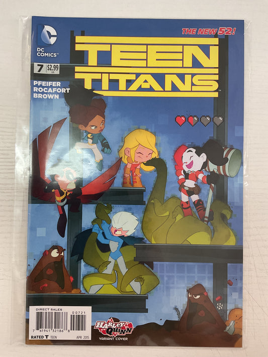Teen Titans #7 2015 DC Comics Galloway Harley Quinn Variant