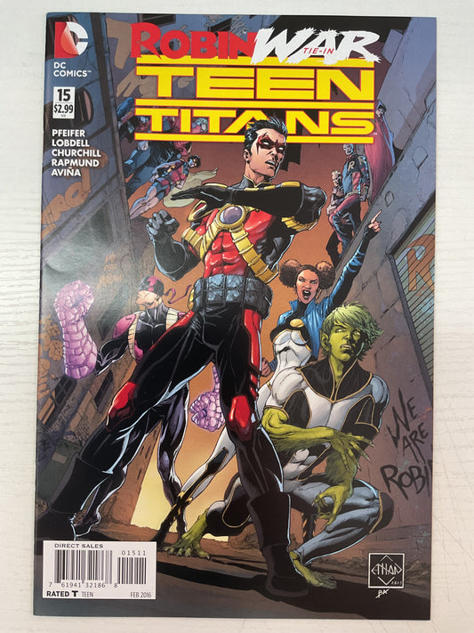 Teen Titans #15 2016 DC Comics Robin War